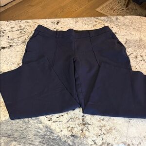Lane Bryant Women’s Navy Wide Leg Dress Capris.